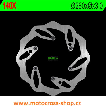 Brzdový kotouč př. KTM 125-625 All, NG 140X