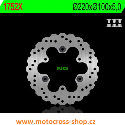Brzdový kotouč zadní Kawasaki EX 250/300/400 NINJA /13-18/