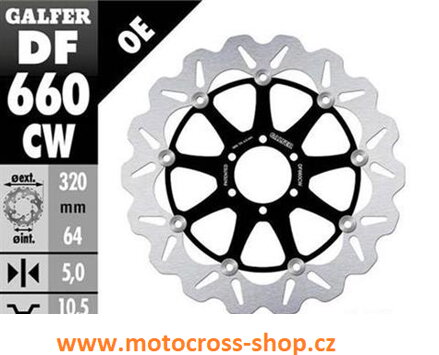 Brzdový kotouč přední KTM 690/1190, NG1060