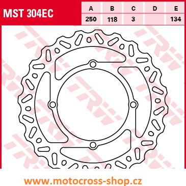 Brzdový kot. přední  RMZ 250 /07-14/, RMZ 450 /05-14/