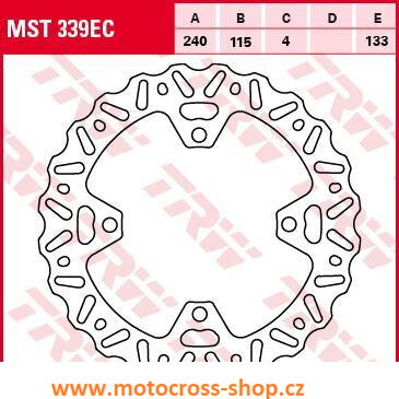 Brzdový kotouč přední KXF 250/450 /15--/