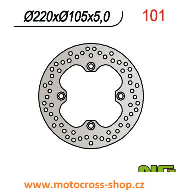 Brzdový kotouč zadní CBR 600/CBR 1000/CB600/CBR900