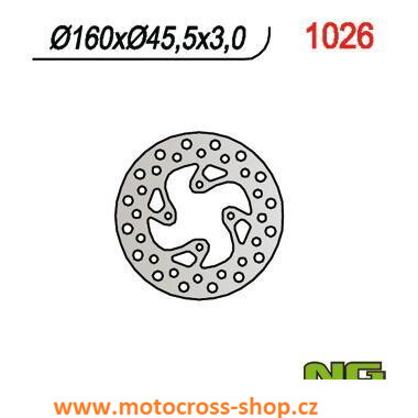 Zadní brzdový kotouč KTM 65Sx /98-23/