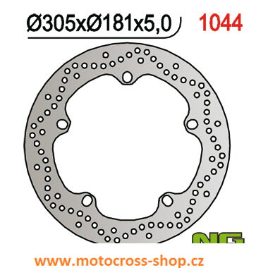 Brzdový kotouč BMW R 850/1100/1150/1200 (305X181X4,8) (NG1044) WAVE
