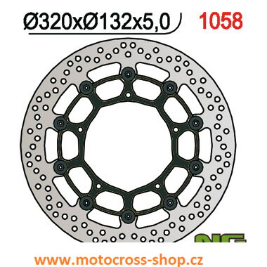 Brzdový kotouč přední YZF R1 /04-06,16-20/, FZ1 /06-15/, R6 /20--/, V-MAX.