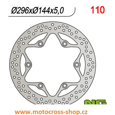 Brzdovy kotouč přední Honda 500/750/1000