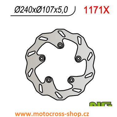Brzdový kotouč zadní KTM 690-990