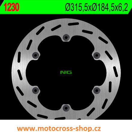 Brzdový kotouč zadní Honda ST110/ST1300/CTX1300