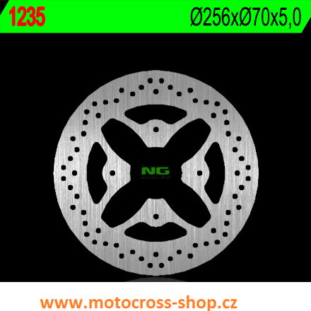 Brzdový kotouč zadní Honda CB 1000R /08-16/ (BEZ ABS) 