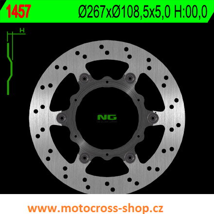 Brzdový kotouč zadní KTM1050/1190/1290 ADV/13-15/