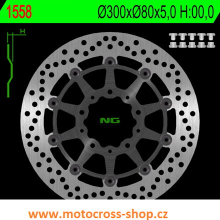 Brzdový kotouč přední ER 6F/N /13-17/, KLE 650, VERSYS /12-18/