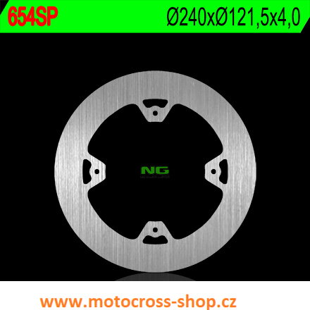Brzdový kotouč zadní CR 125/250 /02-07/, CRF 250/450R /04--/