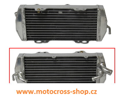 Chladič KTM SX/EXC 250 /00-05/, SX/EXC 400/450/520 /00-02/, SX/EXC 525 /00-05/