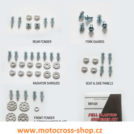 Sada šroubů do plastů SUZUKI RMZ 250 /10-14/, RMZ 450 /08-14/