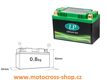 Baterie lithiová LFP14 , 4 AH,  48WH