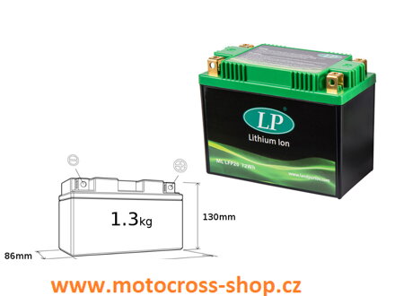 Baterie lithiová LFP 20, 72Wh.