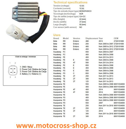 Regulátor napětí KTM /98-13/