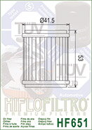 Filtr oleje HF 651 KTM 690 /09-13/