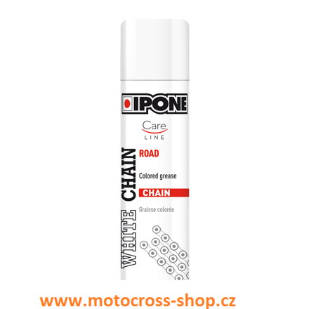 Ipone spray na řetěz 250 ML Bílý, silnice