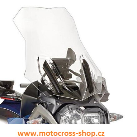 Plexi přední BMW R 1200 GS /16-18/, ADVENTURE /16-18/, R 1250GS /19/, R 1250GS ADVENTURE 43,5 X 43 CM 