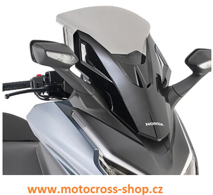 Plexi přední HONDA FORZA 125/350 /21-22/, FORZA 350 /21-23/ (48 X 47 CM) PRZYCIEMNIANA KD1187S