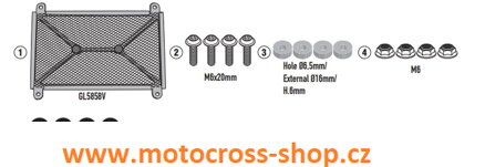 Kryt chladiče KAWASAKI ELIMINATOR 500 /24-25/