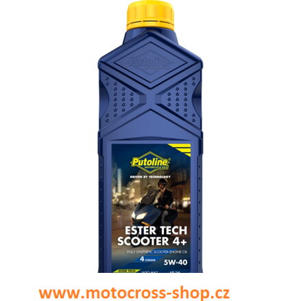 PUTOLINE OLEJ ESTER TECH SCOOTER 4+, 5W-40 1L