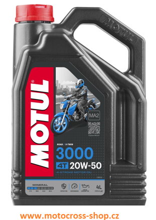 MOTUL 3000 4T 20W50 4L