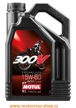 MOTUL 300V 4T FL 15W50 4L