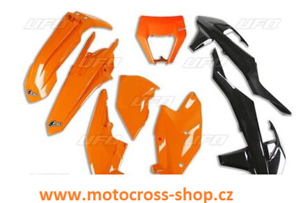 Sada plastů KTM EXC, EXCF /17-19/ s krytem  světla.