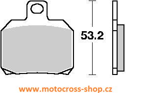 Brzdové destičky zadní KTM 890, 1290, 1390 Duke