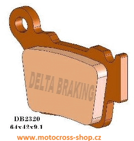 Brzdové destičky zadní KTM, Husqvarna, Gas Gas, Sherco.