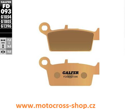 Brzdové destičky Beta, Fantic, Gas, Sherco, Suzuki, Yamaha.