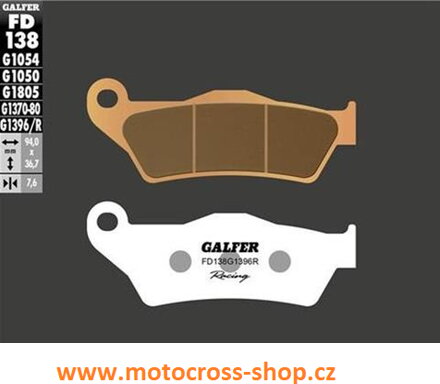 Brzdové destičky přední Galfer KTM, GAS, HUSQ., HUSABERG.
