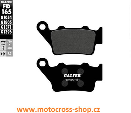 Brzdové destičky KTM 125-990 /do 03/, Aprilia, Ducati, BMW.