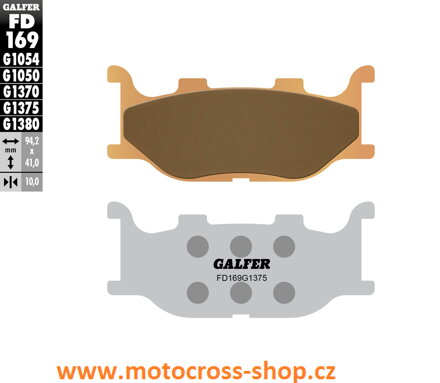Brzd. destičky FD169 FZ6/XJ6/SR400