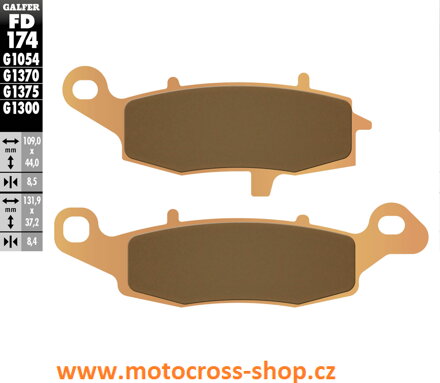 Brzd. destičky FD174G1370 KAWA, SUZUKI - přední