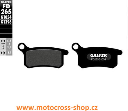 Brzdové destičky přední KTM SX 85 /03-11/ , SX65 /02--22/