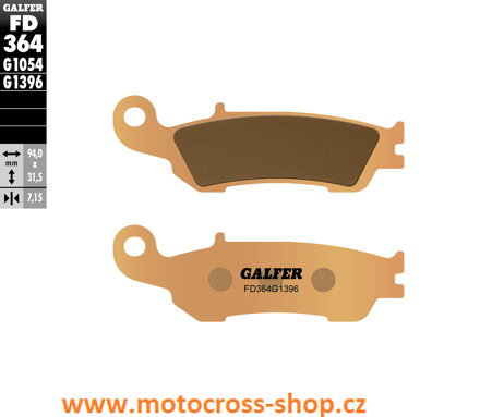 Brzdové destičky přední Yamaha WR/YZ/YZF/ /08-20/