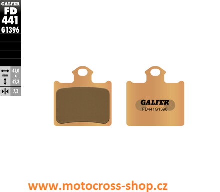 Brzdové destičky zadní KTM SX 85 /11--/ 