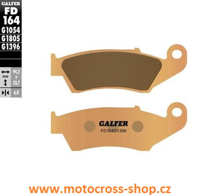 Brzdové destičky GAs GAS EC, XC, přední 
