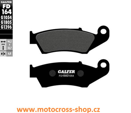 Brzdové destičky GAs GAS EC, XC, přední 
