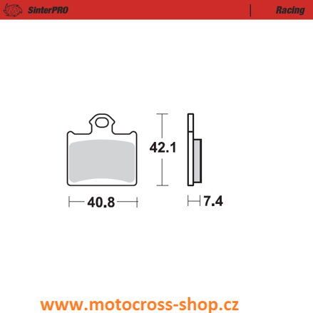 Brzdové destičky zadní KTM SX 85 /11--/ 