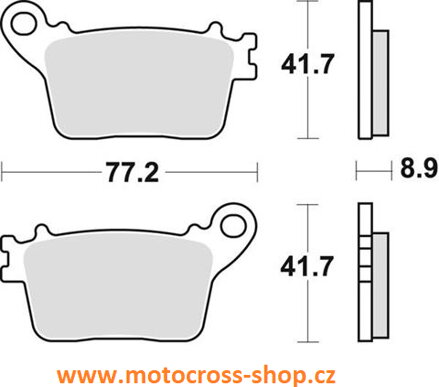 Brzdové destičky Honda, KAWA, Yamaha, suzuki.