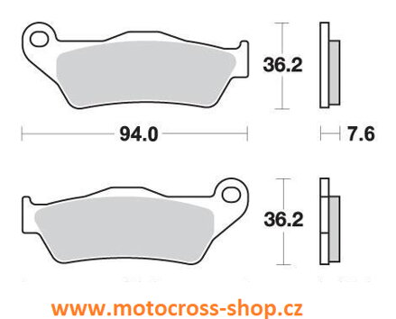 Brzdové destičky  KTM , Ducati, Husqvarna, Sherco....
