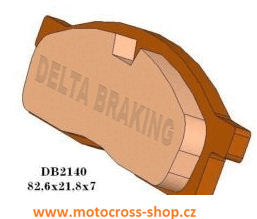 Brzd. destička DB 2140 YAMAHA 85 YZ/02-13/, 80 YZ/90-01/