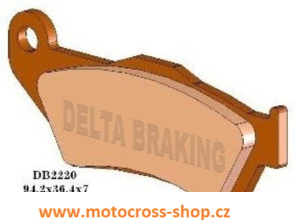 Brzdové destičky z. FD165G1371, KTM 400-625,/KH208/.