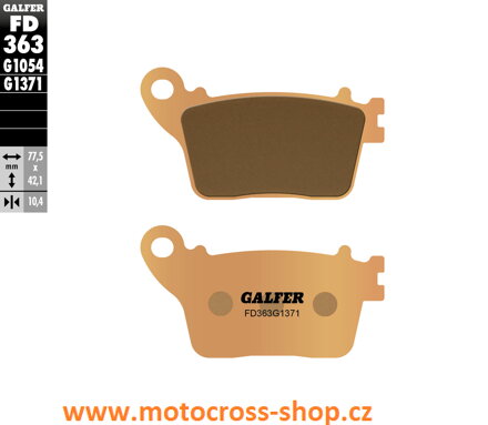 Brzd. destičky FD363 YZF/GSX/ZX/CBR/CB600
