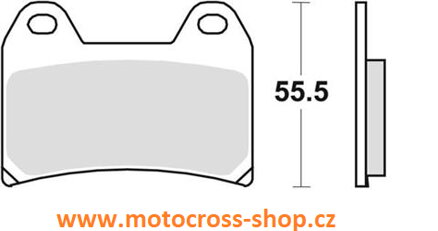 Brzdové destičky přední KTM 640-1290.