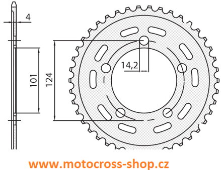 Rozeta ocel KTM 950/990/1190, ADVENTURE / RC8 /03-18/